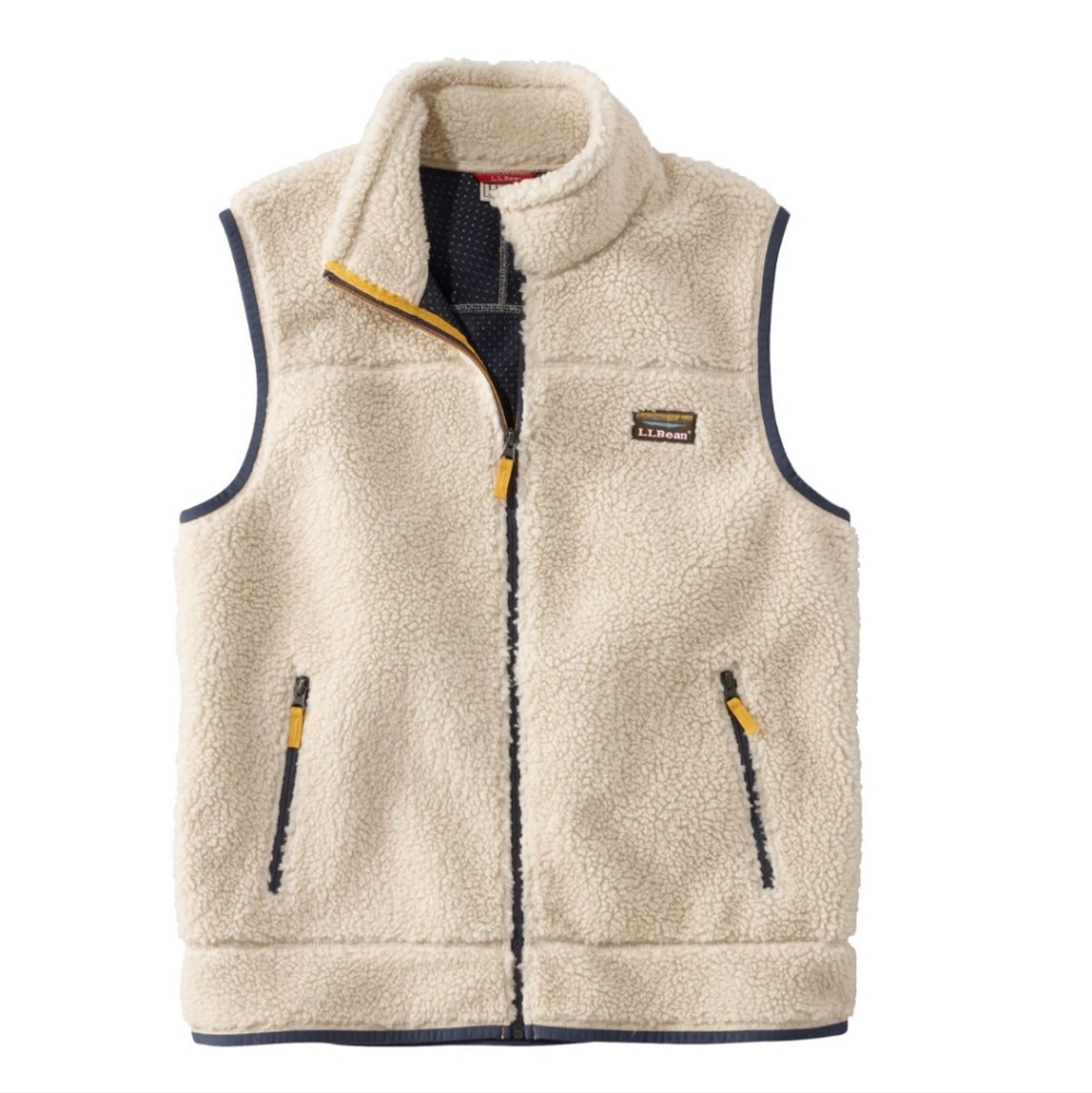 L.L. Bean Men's Mountain Pile Fleece Vest Size XXL